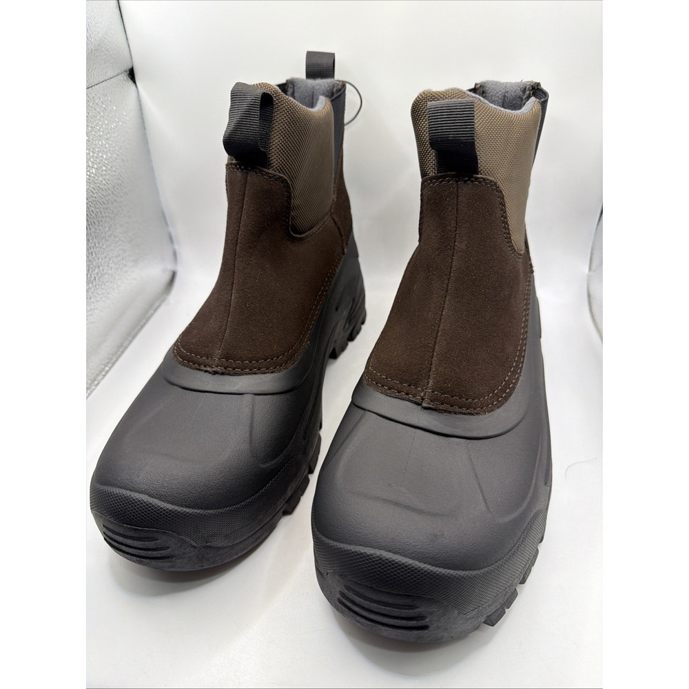 Staheekum Men's Size 11, Pull-on Winter Boots Cold Rated -20, Brown‎